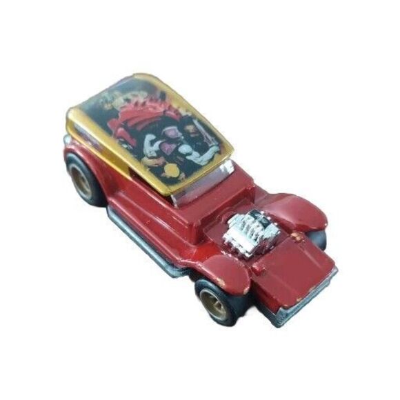 2011 Hot Wheels Masters Universe DOUBLE DEMON DELIVERY☆Gold/red☆Real Rider☆loose - Picture 1 of 8